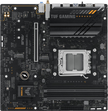 Материнская плата Asus A620M-F GAMING WIFI Socket AM5 AMD A620 2xDDR5 mATX AC`97 8ch(7.1) 2.5Gg RAID+HDMI