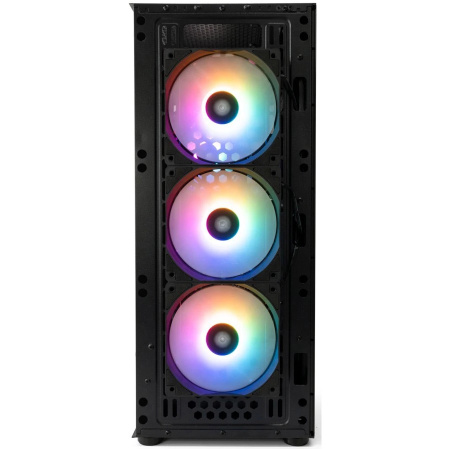 Корпус ATX Б_БП XASTRA A403 4FRGB Black (USB3.0,Audio,TG,черный,Mesh,4х120мм FRGB,CPU Cooler до 160мм, VGA до 285мм)[A403-4FC12F]