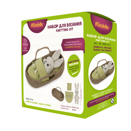 Набор для вязания "Miadolla" AMG-0114 Зайка в люльке