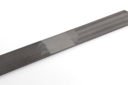 Напильник 4 в 1 200мм, №1 №3, плоский полукруглый, Дело техники 252994