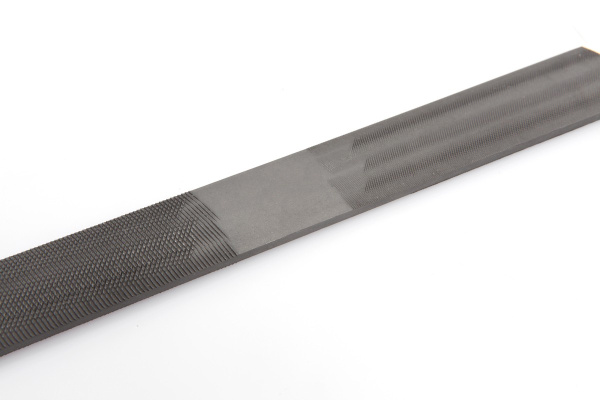 Напильник 4 в 1 200мм, №1 №3, плоский полукруглый, Дело техники 252994