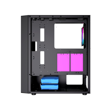 Корпус ATX Б_БП Powercase Mistral Evo (USB3.0, Audio, WN, ARGB, черный)[CMIEB-F4S]