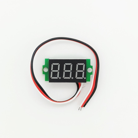 модуль DC 0..100в, цифровой вольтметр, красный, 0.36"