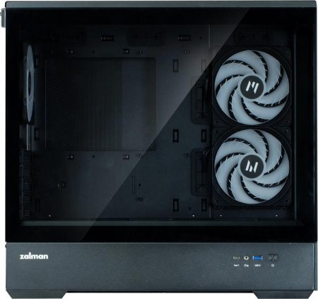 Корпус Zalman P30 V2 черный без БП mATX 6x120mm 5x140mm 1xUSB3.0 audio bott PSU