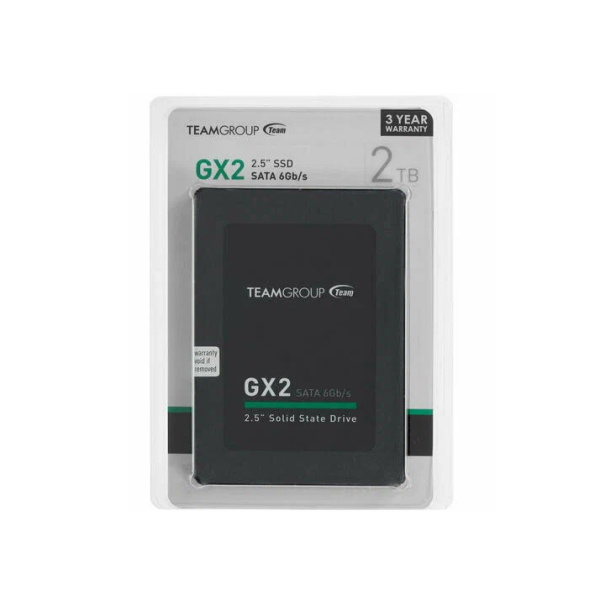 SSD-накопитель 2Тб Team Group GX2 [T253X2002T0C101](TLC 3D NAND, 550/500 Мб/с)