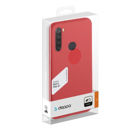 Чехол силиконовый для Xiaomi Redmi Note 8T Deppa Gel Color Case красный (87384)