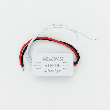 Блок питания в корпусе 24в,  0.5а, 50*30*20мм, IP20