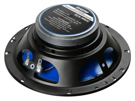 Колонки автомобильные 16см Digma DCA-M602 80/160Вт, 100-20000Гц, 4Ом, 90дБ, коаксиальная АС