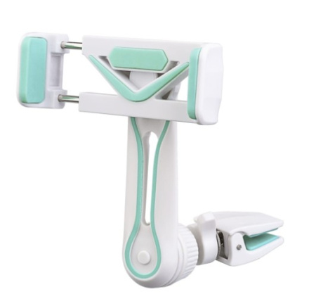 Держатель Perfeo Model_1 для смартфона до 6,5" на воздуховод / бел-зел (NN_B4201)