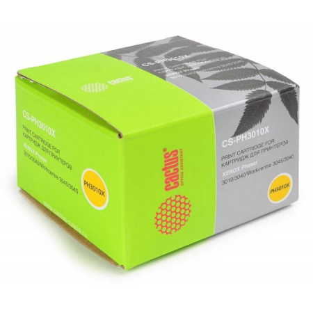 Картридж_лазерный Cactus CS-PH3010X (106R02183) для Xerox Phaser 3010 WC 3045 черный (2300 стр)