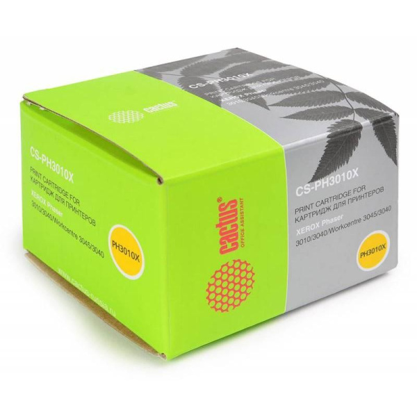 Картридж_лазерный Cactus CS-PH3010X (106R02183) для Xerox Phaser 3010 WC 3045 черный (2300 стр)