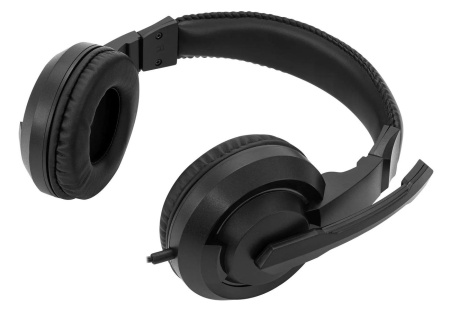 Игровая гарнитура Оклик HS-L315G полноразмерные, USB, кабель 1.8м, Black