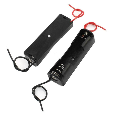 Батарейный отсек (держатель) AAA*1, 50*12*13мм, 2 провода, BH-411A