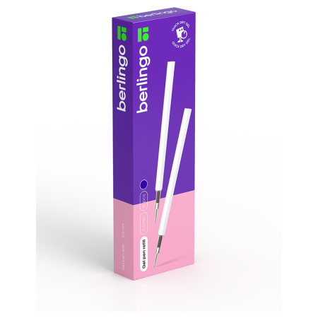 Стержень гелевый 0,5мм. BERLINGO автомат., синий, 110мм (CSg_50012)