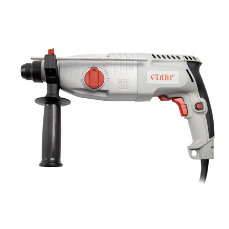 Перфоратор Ставр ПЭГ-800М 800Вт, 0-780об/мин, 0-3900 уд/мин, 3Дж, 3 реж, реверс, SDS-plus., кейс