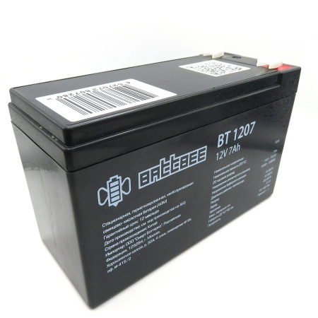 Аккумулятор BattBee BT1207 (12V, 7Ah)