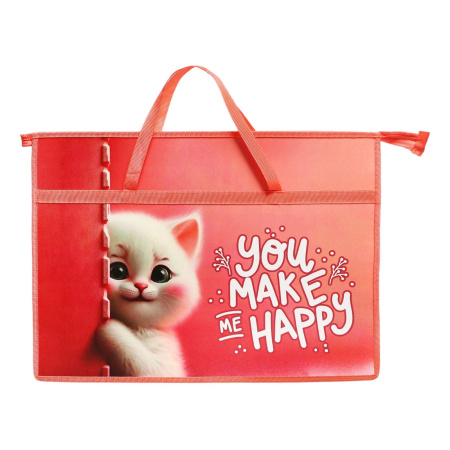 Папка для тетрадей А3 ПЧЕЛКА "Кошачьи прятки" на монии ПМ-А3-26