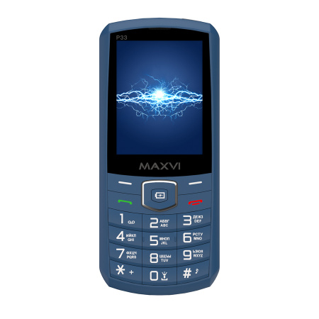 Сотовый Maxvi P33 Marengo 2sim/2.8"/320*240/microSD/0.3МП/Bt/4000мАч/моноблок