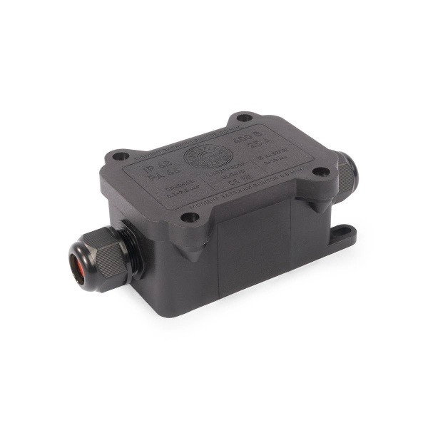 Коробка распределительная герметичная ОУ,  81.5*56.5, 2 мембранных ввода, IP68, Fortisflex MG Box S-2