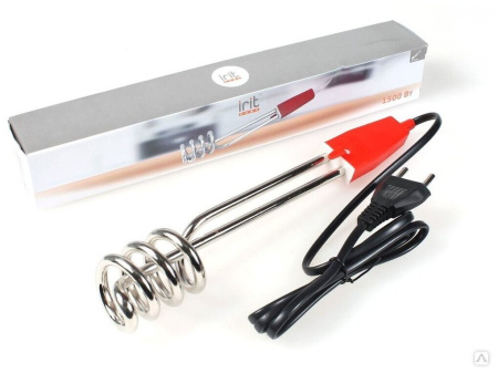 Кипятильник Irit IR-9005 1,5кВт /50/ стальной,электрический