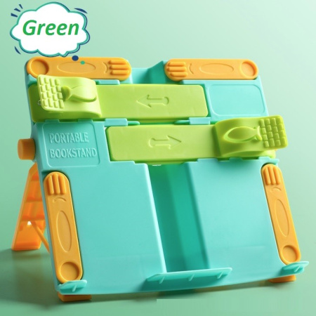 Подставка для книг Kaba с расширителями до А4, регулируемая, голубая (КВХ-6221Е)