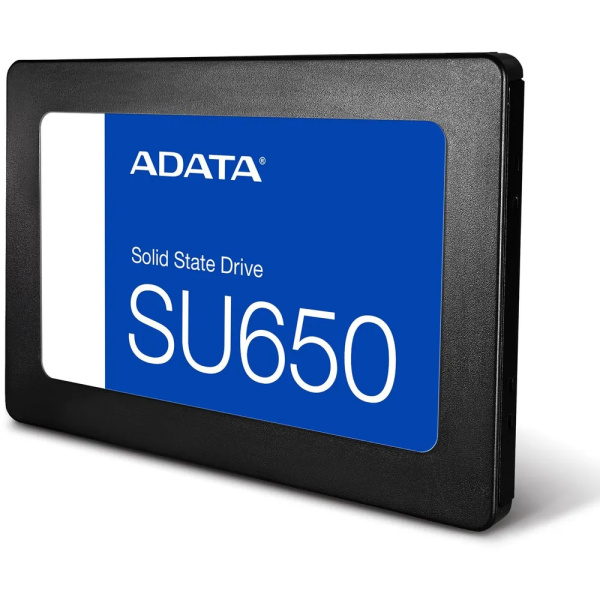 SSD-накопитель 256Гб ADATA [ASU650SS-256GT-R](Silicon Motion SM2258,TLC 3D NAND,520/450 Мб/с)