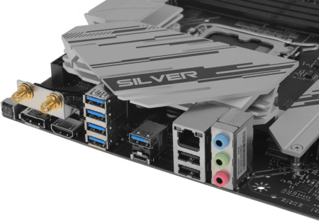 Материнская плата Biostar B760A-Silver  Soc-1700 Intel B760 4xDDR5 ATX AC`97 8ch(7.1) 2.5Gg RAID+VGA+HDMI+DP