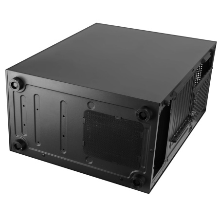 Корпус ATX Б_БП Ginzzu CL100 (USB3.0,Audio,черный,"стеклянный куб")