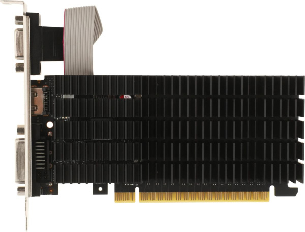 Видеокарта GeForce GT710 Afox 1Гб DDR3,64bit,DVI,HDMI,SVGA,LP, пассивная (AF710-1024D3L5) ret