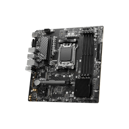 Мат.плата SocAM5 AMD B650 MSI PRO B650M-P (mATX,4DDR5,2M.2,PCI-E16,2PCI-E,VGA,HDMI,DP,PC7200)