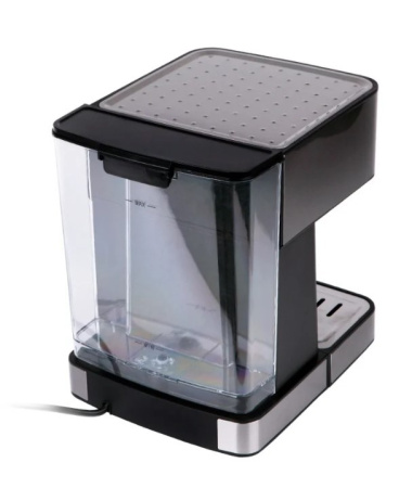 Kофеварка Endever Costa-1065 Silver 850Вт, 1.6л, 20 бар, рожковая, тип кофе: молотый