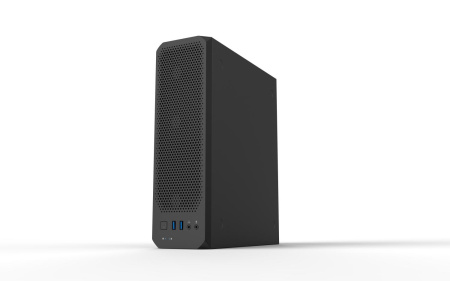 Корпус с блоком питания 230W/ Case Foxline FL-1004-TFX230B-85 mATX case, black, w/PSU TFX 230W 85+ bronze, w/2xUSB3.0, HDA, w/pwr cord, w/8cm FAN
