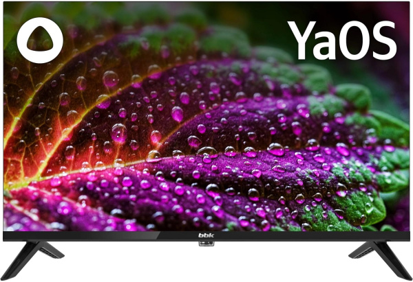 Телевизор LED BBK 24" 24LEX-7218/TS2C (B) Яндекс.ТВ Frameless черный HD 60Hz DVB-T2 DVB-C DVB-S2 USB WiFi Smart TV (RUS)