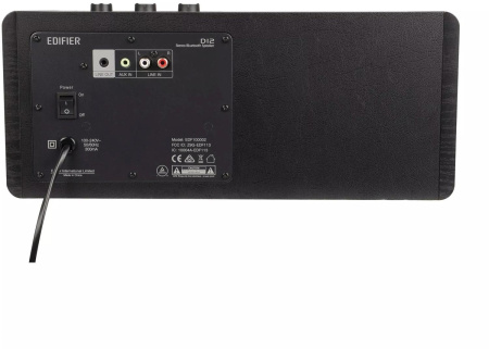 Колонки Edifier D12 2.0 черный/черный 70Вт BT