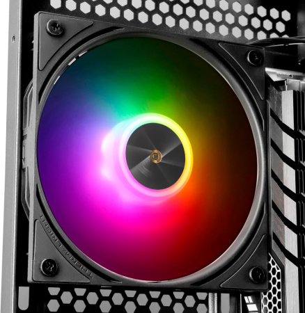 Кулер в корпус 120х120х25 Thermalright TL-P12-S ARGB черный (1500prm/4pin+ARGB Sync/52.86 CFM/22.1дБ/подшипник гидродинамический/ARGB)