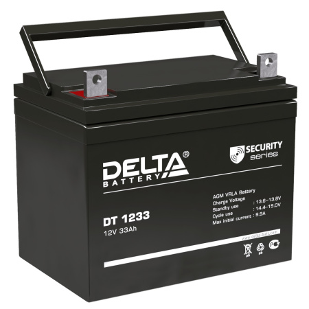 Аккумулятор Delta DT 1233 (12V, 33Ah)