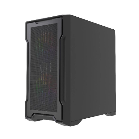 Корпус mATX Б_БП Powercase Mistral Micro X3B ARGB (USB, Audio,TG, 3x120mm ARGB, черный)[CMMXB-A3]