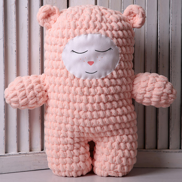 Пряжа ADELIA "DOLLY" 100% полиэстер 1шт. х 100 г 40 м ± 3 м №23 коралловый