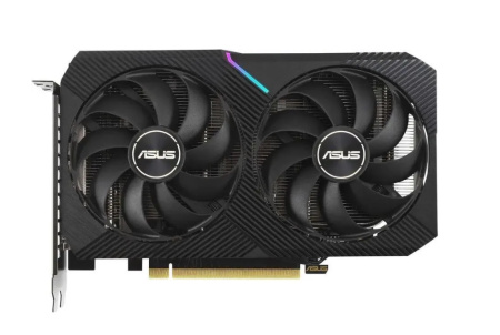 Видеокарта GeForce RTX3060 Asus 12Гб DUAL OC LHR GDDR6,192bit,HDMI,3DP (DUAL-RTX3060-O12G-V2) ret