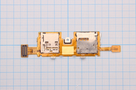Шлейф Samsung P901/P905 на разъем SIM/MMC