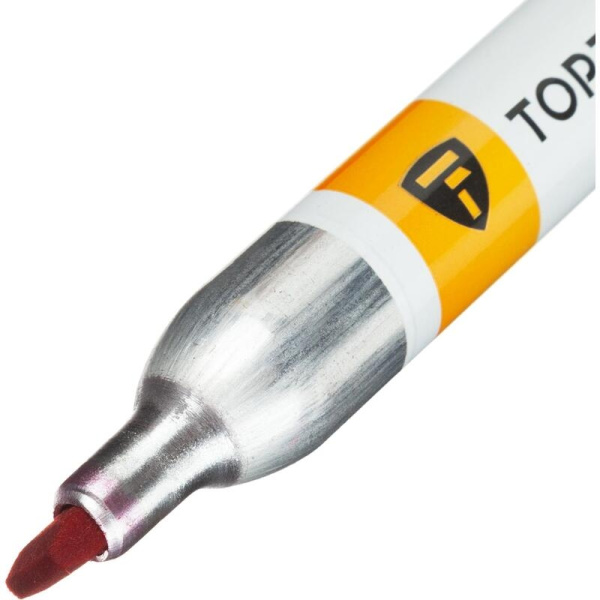 Маркер перманентный TOPFORT HD850 промышленный, 3-7мм, красный 1660278