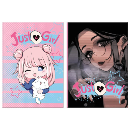 Бизнес-блокнот BG А6 64л. "Только девочки" ББ6и64_лг 11170