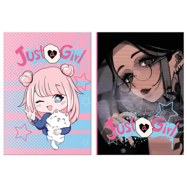 Бизнес-блокнот BG А6 64л. "Только девочки" ББ6и64_лг 11170