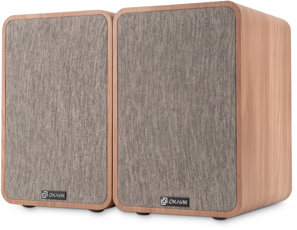 Актив.колонки 2.0 Оклик OK-417A 40Вт,питание от сети, Bluetooth, светлое дерево
