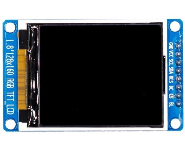 Дисплей TFT 1.8" 128*160, RGB, 65K, ST7735, SPI, со слотом microSD