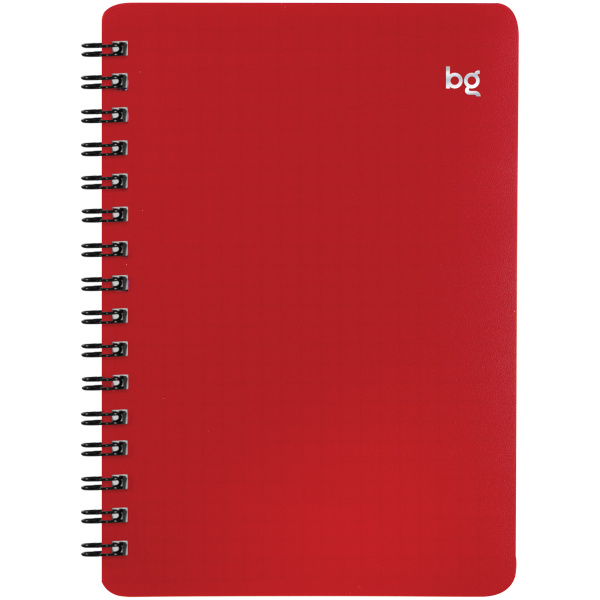 Записная книжка А6 60л. "Base" красная обложка BG ЗК6гр60_пл 62090