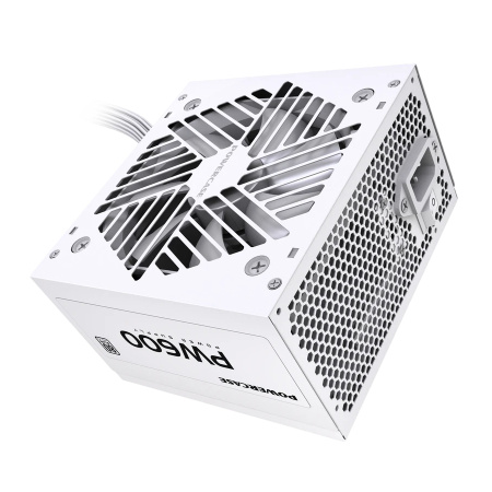 Блок питания 600Вт Powercase PW600 White (APFC,120мм,2PCI-E,5SATA,80+)[PSW-600W-DC]