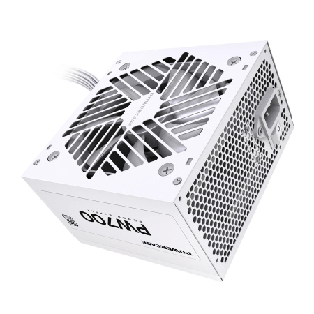Блок питания 700Вт Powercase PW700 White (APFC,120мм,2PCI-E,5SATA,80+)[PSW-700W-DC]
