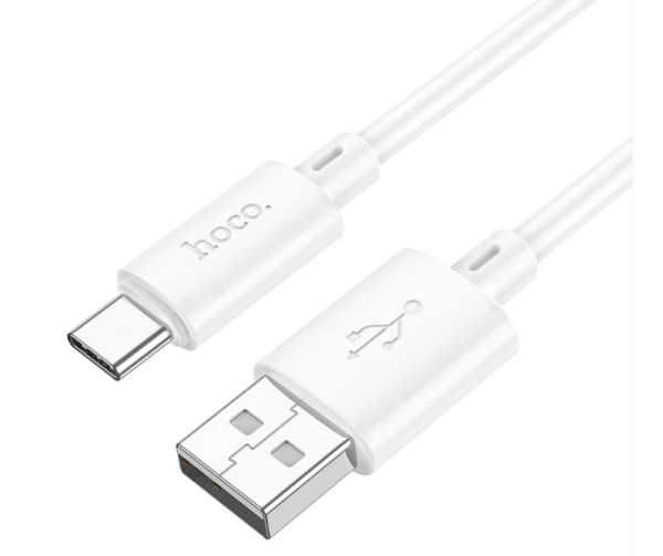 Кабель USB Type-C (m) - USB(m) HOCO X88 1м 3A ,белый