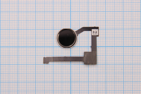 Шлейф iPad Air 2 на кнопку HOME в сборе черный